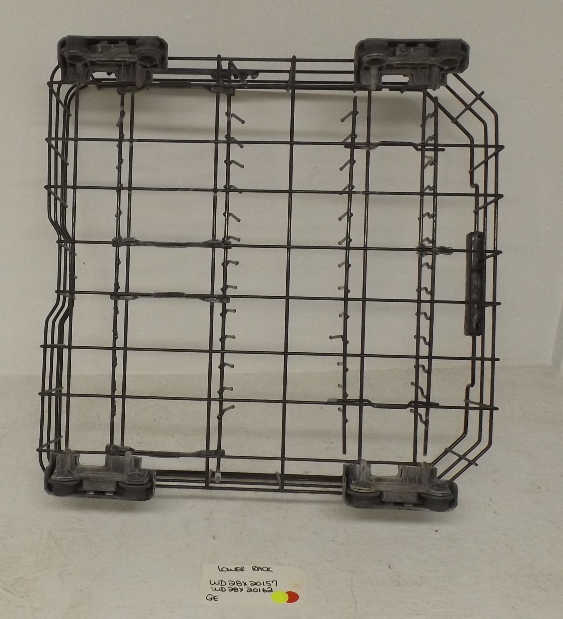 GE DISHWASHER WD28X20157 WD28X20162 LOWER RACK (USED) GE DISHWASHER WD28X20157 WD28X20162 LOWER RACK (USED)